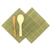 image:imageBambooMN Sushi Making Kit 2x Green Bamboo Rolling Mats 1x Rice Paddle 1x Spreader  100 Bamboo Mats and Utensils