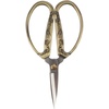 Crane Motif Embroidery - Bronze