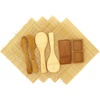 image:imageSushi Making Kit 2 SETS of Green Bamboo Rolling Mats Rice Paddle Spreader Sauce DishNatural Deluxe
