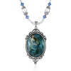 image:imageWind Moon Crystal Choker Necklace by Munro Includes Extender Chain to Lengthen to 10 Inches