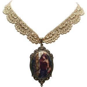image:image12 Styles Munro Dragonsite Beautiful Vanities Necklace ChokerRenaissance Rose Choker