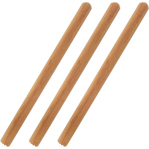 image:imageBamboo French Style Rolling Pin Assortment  1 Thick1 Thin wRounded Ends  1 Each155inch by 125inch  Mojito Muddler  3 Pcs