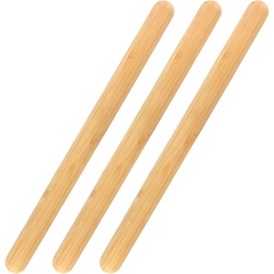 image:imageBamboo French Style Rolling Pin Assortment  1 Thick1 Thin wRounded Ends  1 Each16inch by 1125inch  Rounded Ends  3 Pcs