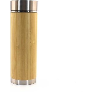 image:imageBamboo Insulated Thermos with Removable Tea Infuser  12oz