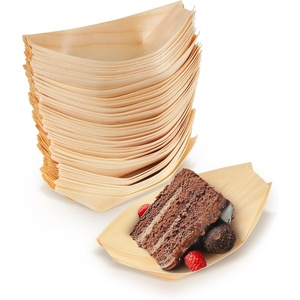 image:imageBambooMN  Disposable Food and Appetizer Wood Boat Dishes  525 x 3 x 1  1000 Pieces43