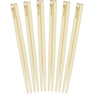 image:imageBambooMN 10 Reusable Red Dot End Japanese Bamboo Chopsticks  12 PairsRed Dot  59