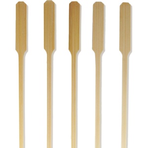image:imageBambooMN 11 Premium Bamboo Arrow Shrimp Meat Fruit Kebab Skewer  Beige Colored  100 Pieces11 28cm
