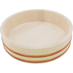 image:imageBambooMN 13 Hangiri Oke Sushi Rice Cooling BowlTub 1 Piece  Large118Inch