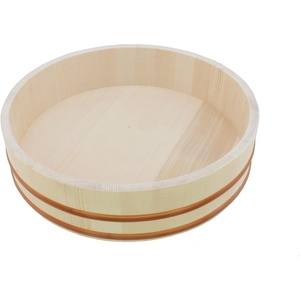 image:imageBambooMN 13 Hangiri Oke Sushi Rice Cooling BowlTub 1 Piece  Large153Inch