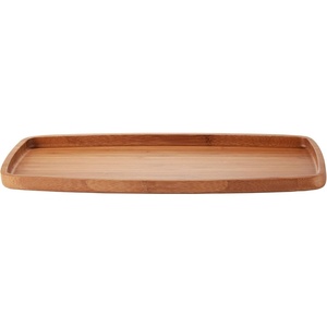 image:imageBambooMN 14 x 7 Bamboo Ecoware Reusable Dinnerware Rectangle Plate Tray for Catered Events Holidays or Home Use Supplies 1 Piece1