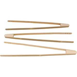 image:imageBambooMN 17 Reusable Bamboo Straight Arm A Tongs  Green  30 Pieces30