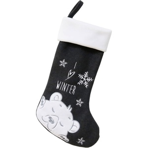 image:imageBambooMN 18 Classic Embroidered Sequined Animal Christmas  Penguin  1 Unit04 White Bear