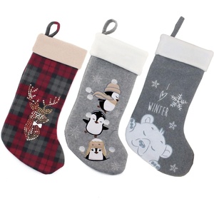 image:imageBambooMN 18 Classic Embroidered Sequined Animal Christmas  Penguin  1 UnitAssortment 98