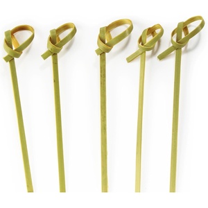 image:imageBambooMN 39 Bamboo Green Knot Food and Cocktail Skewer Picks  100 Pieces10 000 Pieces