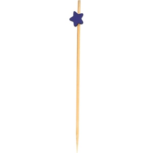 image:imageBambooMN 59 Decorative Bamboo Pink Pearl Cocktails Hors Doeuvres Fruit Sandwich Skewers Picks for Catered Events Holidays Restaurants or Buffet Party Supplies 200 PiecesStar Blue