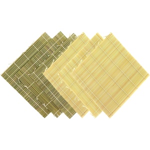 image:imageBambooMN 6X Natural Professional Grade Bamboo Sushi Making Rolling Mats 106 x 106 All Natural BambooMultiPack