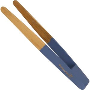 image:imageBambooMN 79 Reusable Bamboo A Tongs  Blue  3 UnitsBlue