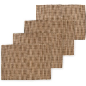 image:imageBambooMN Bamboo PlacematSushi Rolling Mat  18 x 13  Brown 4 pcsBrown With String