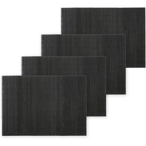 image:imageBambooMN Bamboo PlacematSushi Rolling Mat  1875 x 13  Black 4 pcsBlack