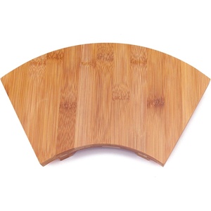 image:imageBambooMN Bamboo Sushi Board Serving Tray Special Design 83 x 47 x 12 Carbonized Brown 2 PiecesFan Medium  Brown