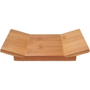 image:imageBambooMN Bamboo Sushi Board Serving Tray Special Design 83 x 47 x 12 Carbonized Brown 2 PiecesSpecial  Brown