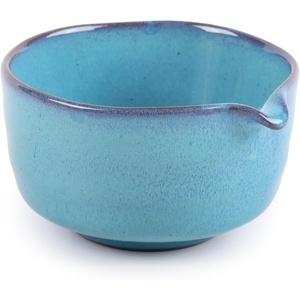 image:imageBambooMN Brand  Matcha Tea Bowl  Seafoam GreenVerdigris Blue  With Spout
