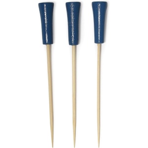 image:imageBambooMN Decorative Golf Tee Bamboo Cocktail Sandwich Skewer Picks  425  White  1000 PiecesBlue