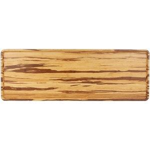 image:imageBambooMN Extra Long Rectangular Bamboo Serving Tray Vanity Tea Appetizers Snacks Charcuterie Boards 26 x 9 x 075  3 Trays26 X 9 X 075 Tiger Stripe