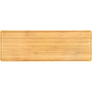 image:imageBambooMN Extra Long Rectangular Bamboo Serving Tray Vanity Tea Appetizers Snacks Charcuterie Boards 26 x 9 x 075  3 Trays26x9x075