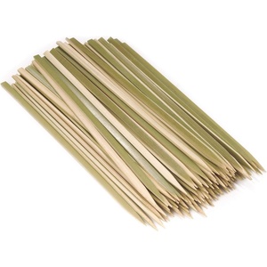 image:imageBambooMN Flat Sticks Bamboo Kebab Food Drink Skewers  59  1000pcsGreen