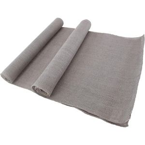 image:imageBambooMN Natural 15 x 88 Vintage Burlap Table Runner for Rustic Wedding Bridal Shower Bachelorette Graduation Party Table Decor Decorations 1 PiecesGrey
