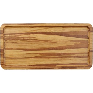 image:imageBambooMN Organic Bamboo Serving Tray Vanity Tea Appetizers Snacks Charcuterie Board 11x55x06  3 Trays11 X 55 X 06 Tiger Stripe