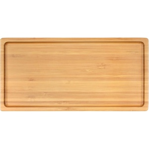 image:imageBambooMN Organic Bamboo Serving Tray Vanity Tea Appetizers Snacks Charcuterie Board 11x55x06  3 Trays11x55x06  Rounded Edges