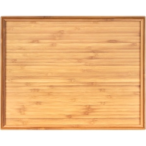 image:imageBambooMN Organic Bamboo Serving Tray Vanity Tea Appetizers Snacks Charcuterie Board 11x55x06  3 Trays11x89x06