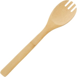 image:imageBambooMN Organic Bamboo Utensil Set Spatula Spoon Tongs  8 PieceB16  Cooking Spoon with Teeth