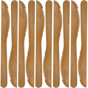 image:imageBambooMN Premium Solid Bamboo Dinner Knife 8  All Natural Reusable Dinnerware  100 pcs30