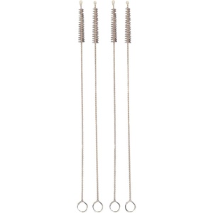 image:imageBambooMN Stainless Steel Drinking Straw Cleaning Brushes with Nylon Bristles 7 178mm  10 Pieces100