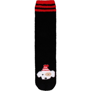 image:imageBambooMN Womens Super Soft Cute Fuzzy Cozy Warm Animal Face Indoor Outdoor Cabin Crew Home SocksChristmas Dog
