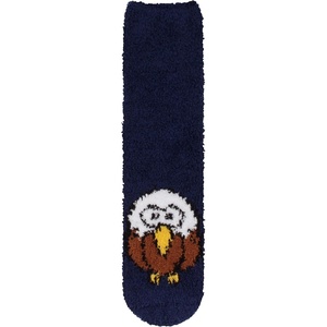 image:imageBambooMN Womens Super Soft Cute Fuzzy Cozy Warm Animal Face Indoor Outdoor Cabin Crew Home SocksEagle