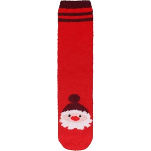 image:imageBambooMN Womens Super Soft Cute Fuzzy Cozy Warm Animal Face Indoor Outdoor Cabin Crew Home SocksSanta