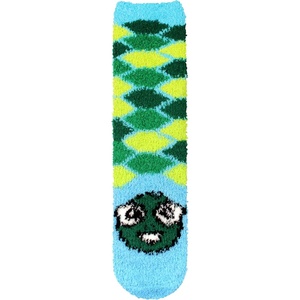 image:imageBambooMN Womens Super Soft Cute Fuzzy Cozy Warm Animal Face Indoor Outdoor Cabin Crew Home SocksTurtle