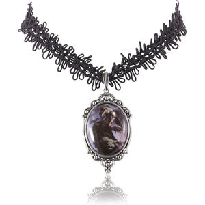 image:imageDark Skies Lace Choker Necklace by Munro Includes Extender Chain to Lengthen to 10 Inches