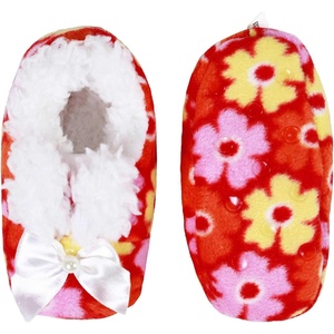 image:imageInfants Toddler Soft Warm Cozy Fuzzy Slippers NonSlip Lined Socks Shoes20b