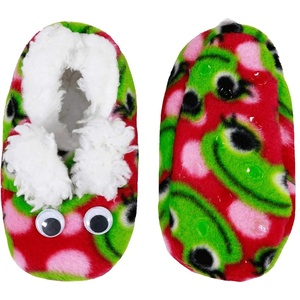 image:imageInfants Toddler Soft Warm Cozy Fuzzy Slippers NonSlip Lined Socks Shoes22a