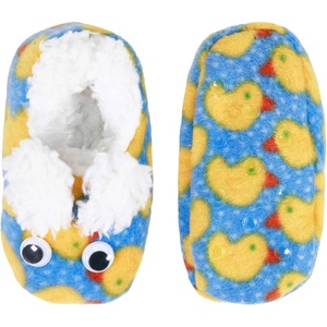 image:imageInfants Toddler Soft Warm Cozy Fuzzy Slippers NonSlip Lined Socks Shoes22b