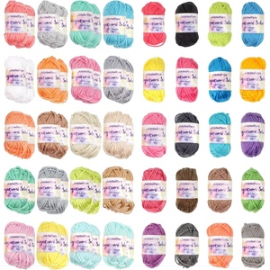 image:imageJubileeYarn Amigurumi Select Yarn Bonbons  10gSkein Baby Weight Acrylic  Light Colors  20 Skeins1x Light Colors2x Dark Colors