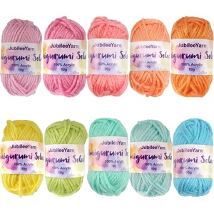 image:imageJubileeYarn Amigurumi Select Yarn Bonbons  10gSkein Baby Weight Acrylic  Light Colors  20 SkeinsShades of Light Colorful