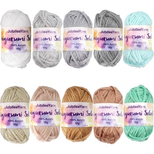 image:imageJubileeYarn Amigurumi Select Yarn Bonbons  10gSkein Baby Weight Acrylic  Light Colors  20 SkeinsShades of Light Neutral