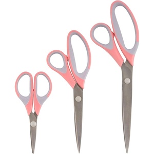 image:imageJubileeYarn Titanium Softgrip Scissors Set  Pinking Sewing Arts Crafts Office  1 Set of 4  Purple3pc Pink