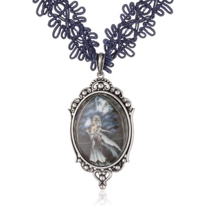 image:imageNightfall Lace Choker Necklace by Munro Includes Extender Chain to Lengthen to 10 Inches